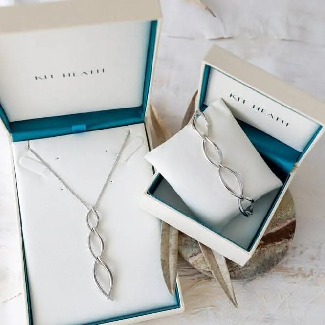 Entwine Twine Twist Trio Link Necklace 90229RP
