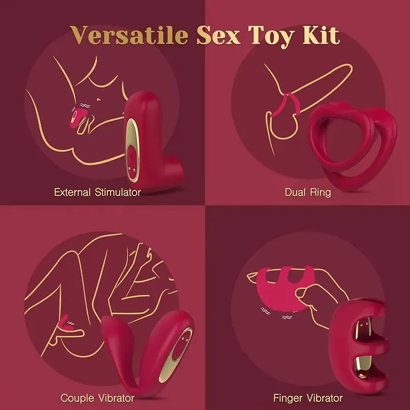 EuphoriaMax Versatile Couples Vibrator Kit