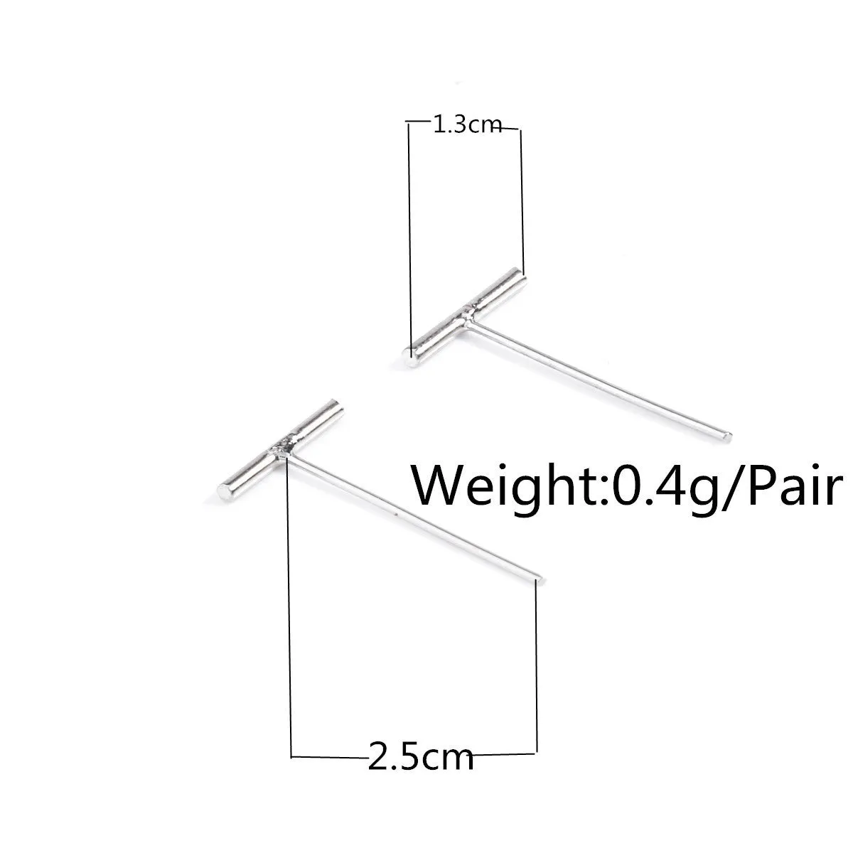 Fashion T Shape Simple Women's Earrings