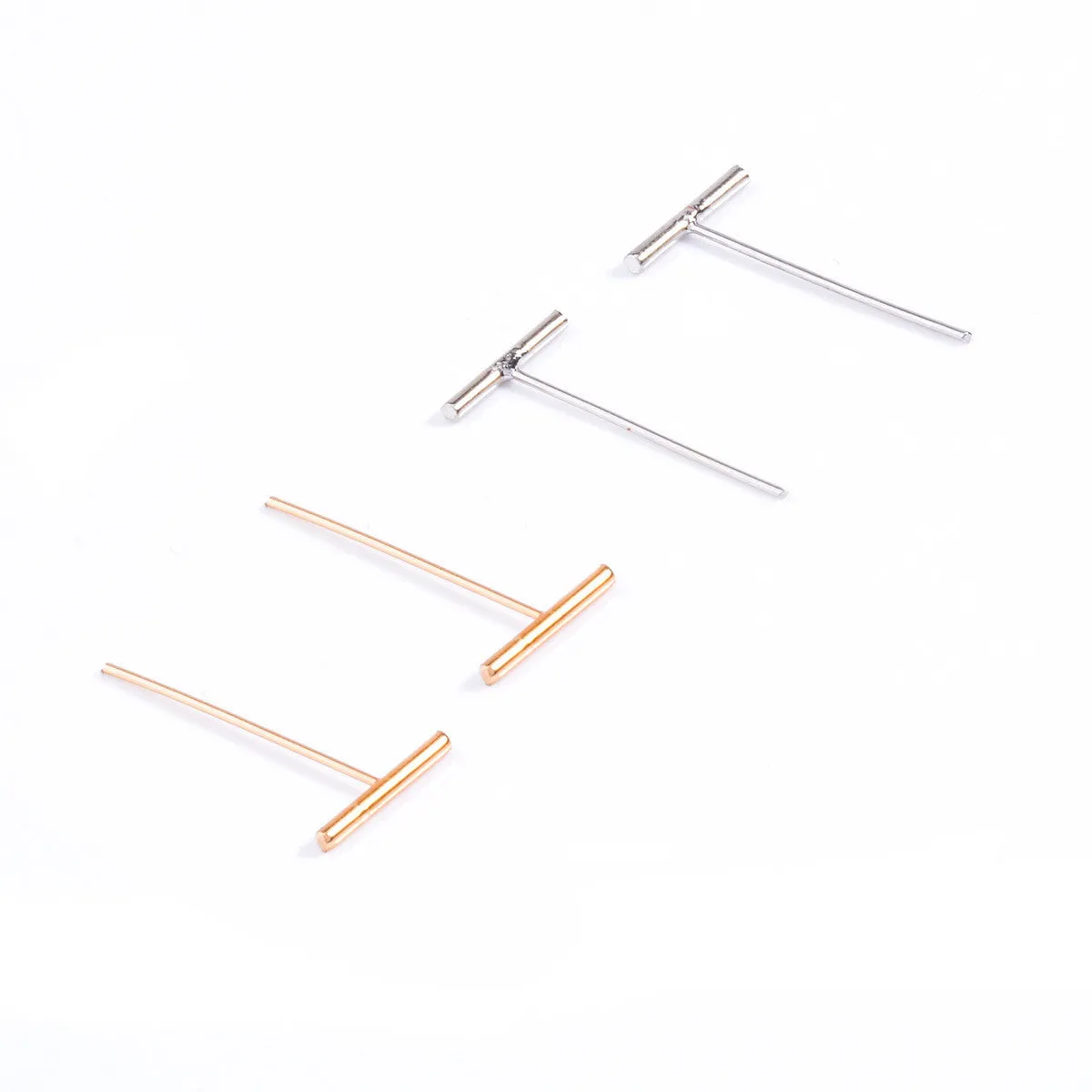 Fashion T Shape Simple Women's Earrings