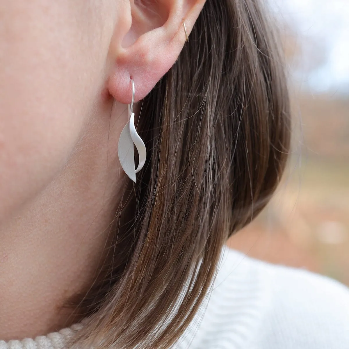 Flame Wire Earring