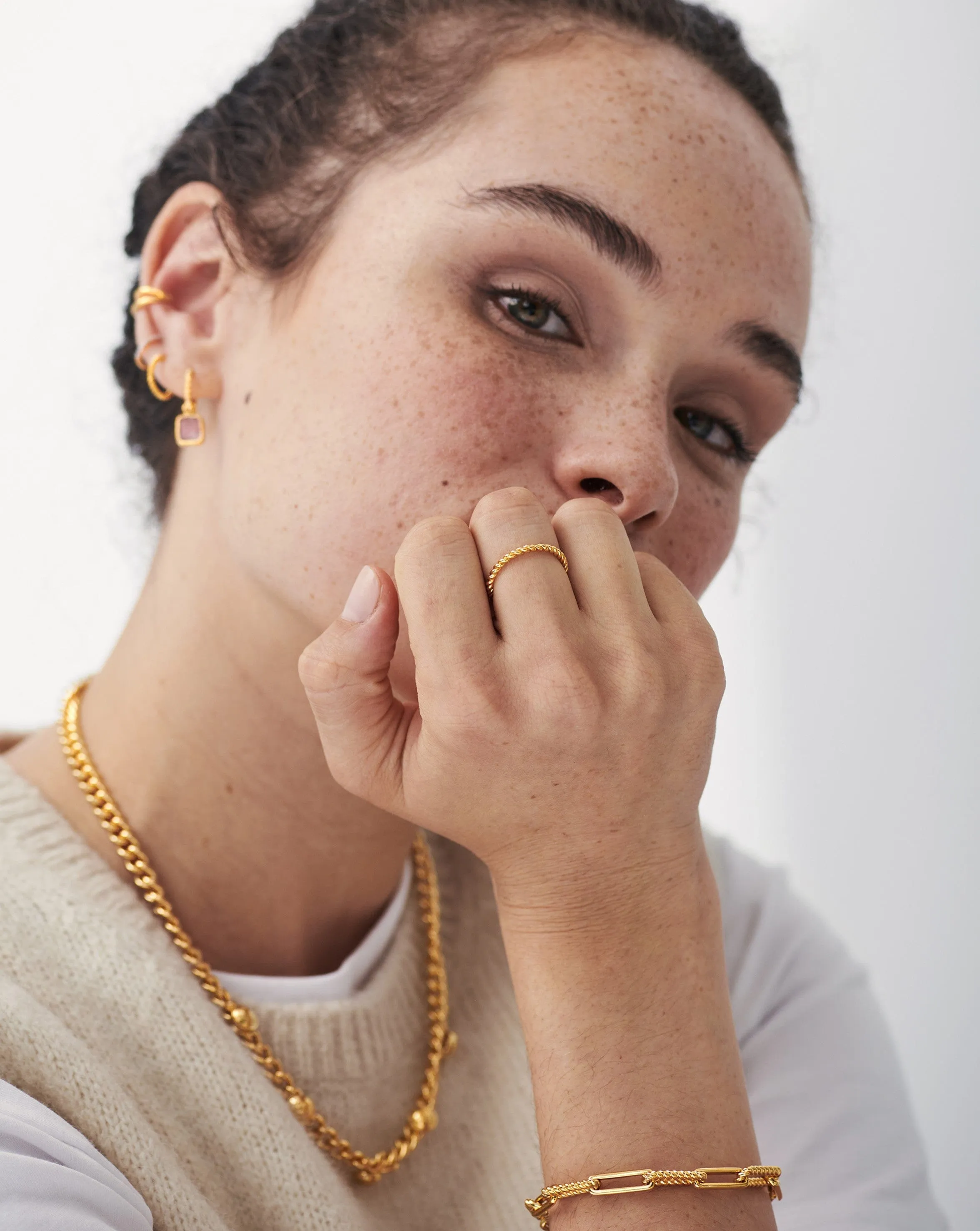 Flux Stacking Ring | 18ct Gold Vermeil