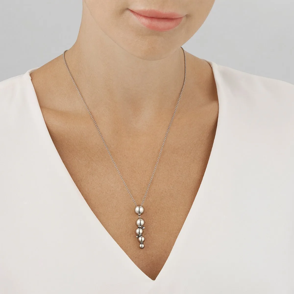 Georg Jensen Moonlight Grapes Pendant Necklace