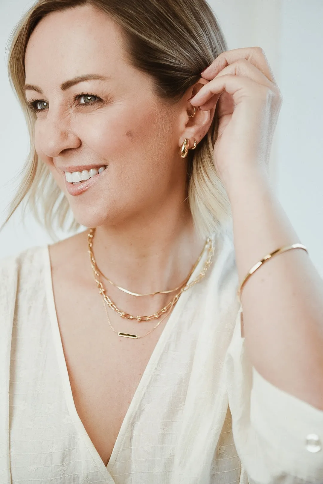 Golden Round Bangle