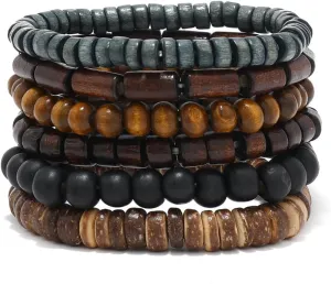 Gothic Bracelet Adjustable Punk Braided Leather Multilayer Grunge Set Bracelets Emo Metal Cuff Wrap Bangles Meaningful Gift