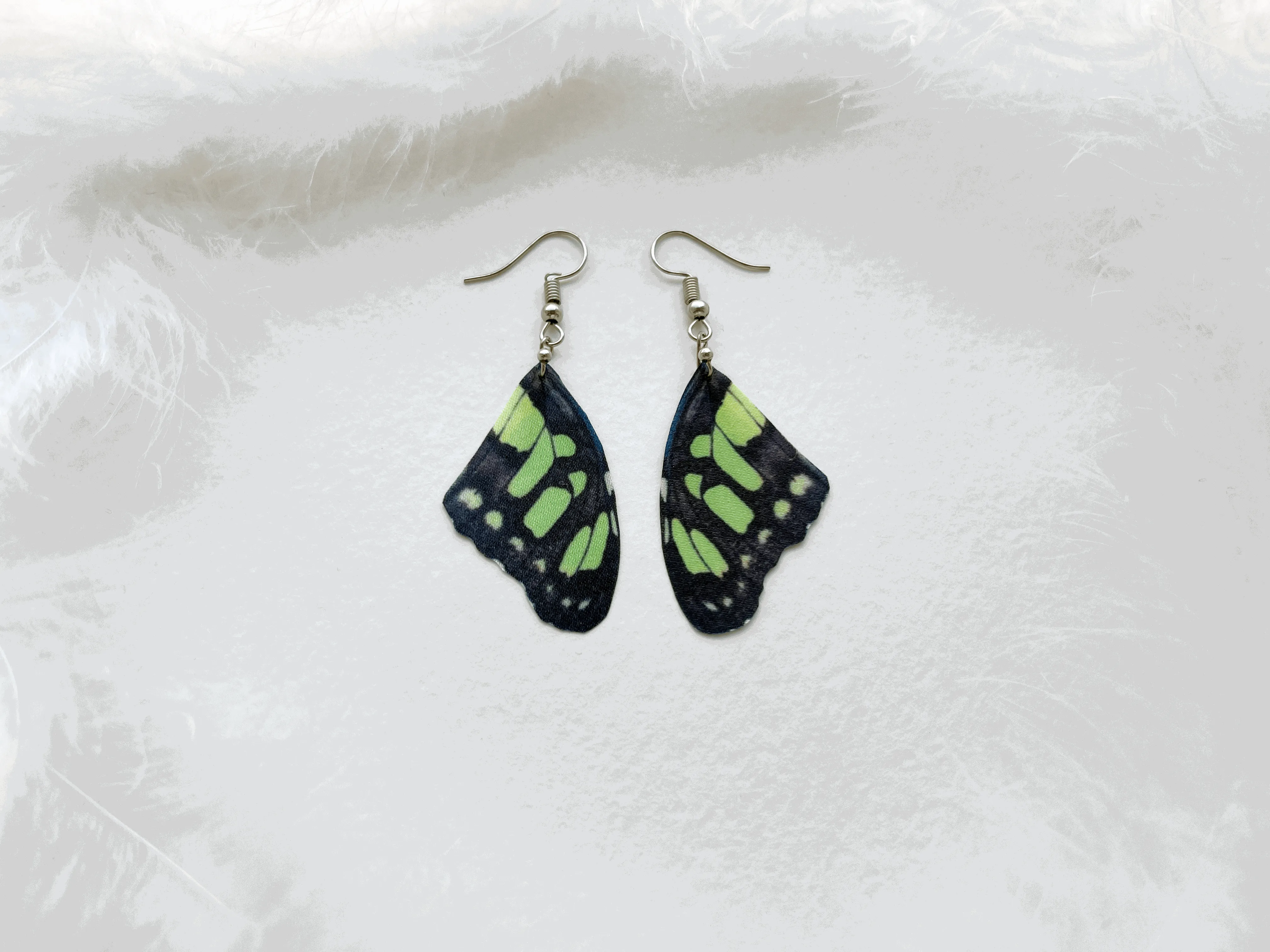 Green Fairy Wings Earrings Perfect Gift For Anyone Who Love Butterflies