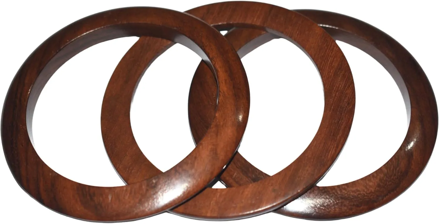 Handcrafted Wooden Bangle - Elegant Natural Wood Bracelet, Lightweight, Perfect for Everyday Wear or Special Occasions.