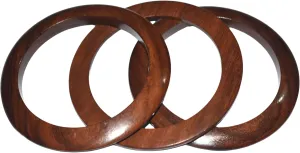 Handcrafted Wooden Bangle - Elegant Natural Wood Bracelet, Lightweight, Perfect for Everyday Wear or Special Occasions.