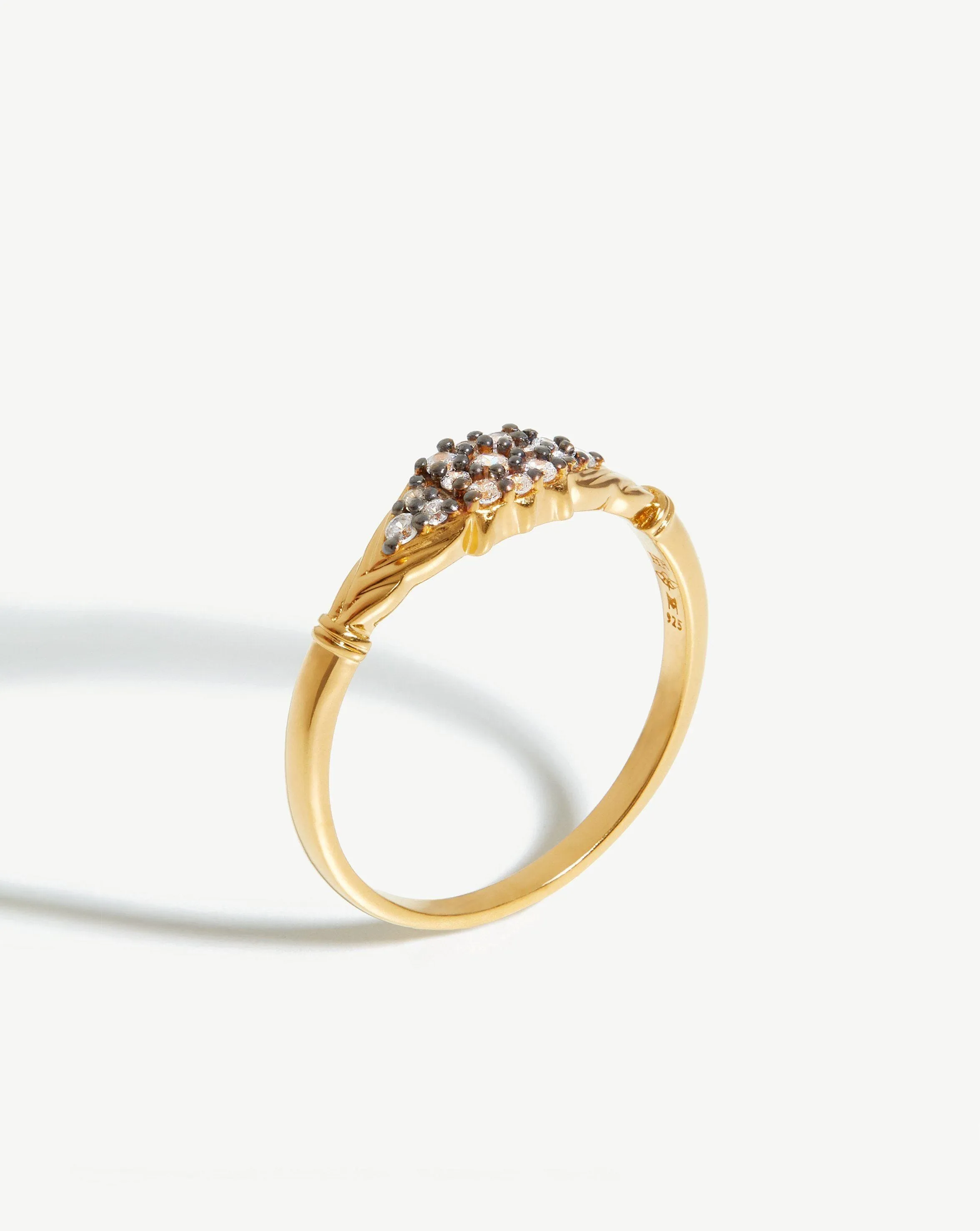 Harris Reed Gilded Pave Ring | 18k Gold Vermeil/Cubic Zirconia