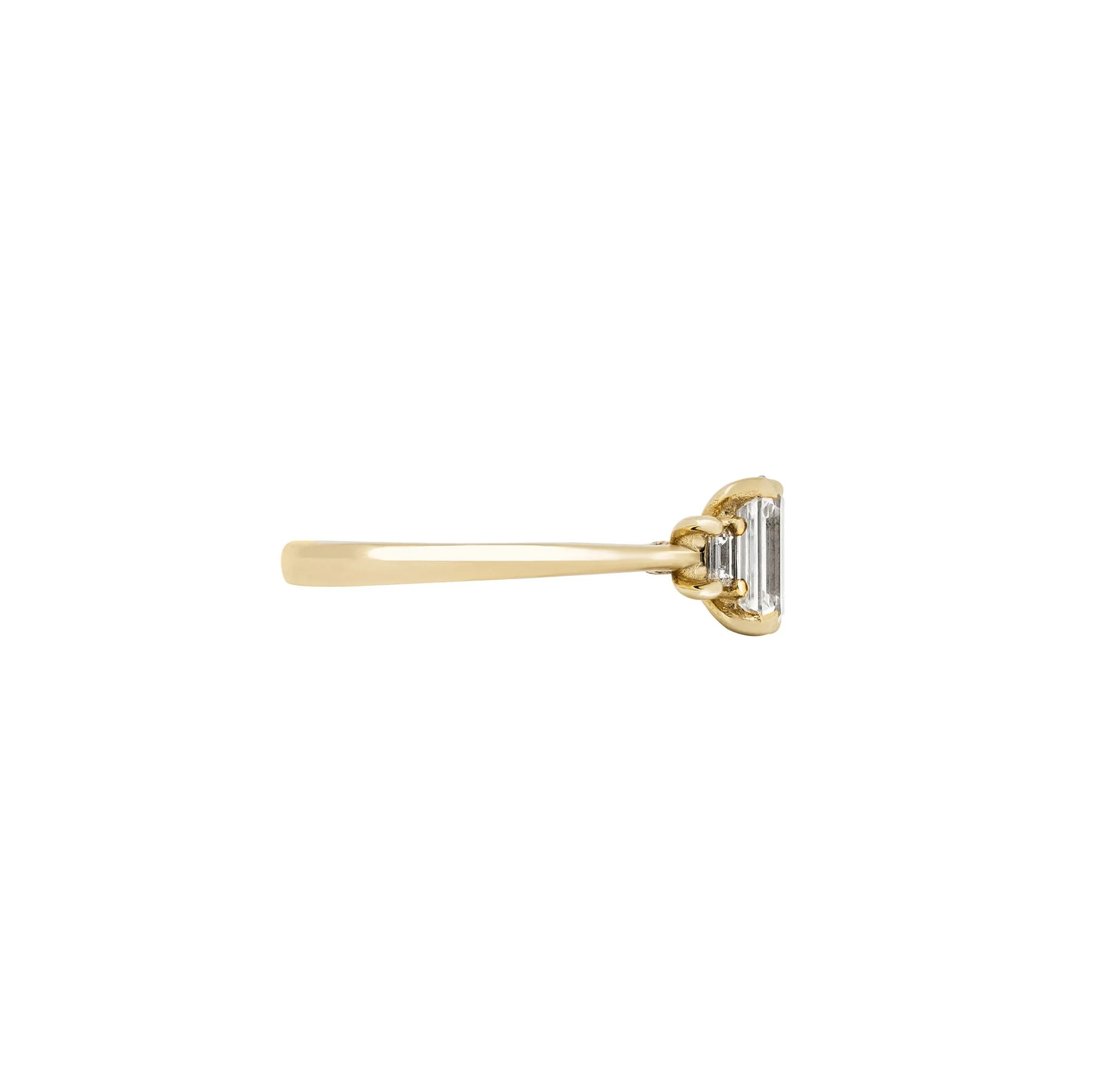 Hero 1.6ct Lab-Grown Diamond Engagement Ring - 14k Gold Polished Band
