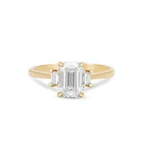Hero 1.6ct Lab-Grown Diamond Engagement Ring - 14k Gold Polished Band