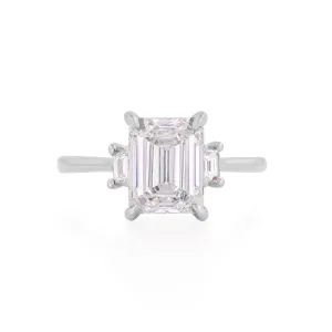 Hero 1.6ct Lab-Grown Diamond Engagement Ring - 14k White Gold Polished Band