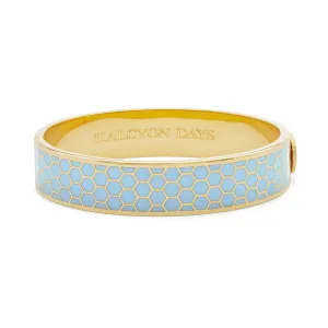 Honeycomb Forget-me-not & Gold Bangle