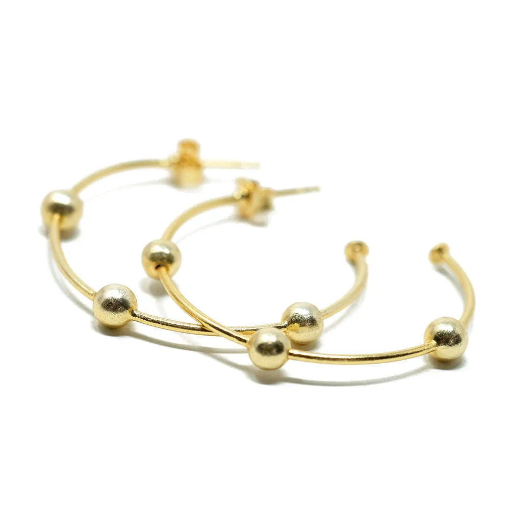 Hoop No. 14 Small Gold with Gold