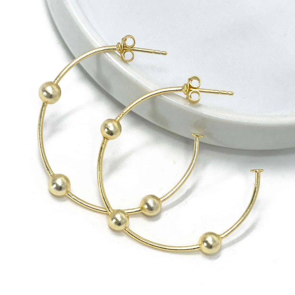 Hoop No. 14 Small Gold with Gold