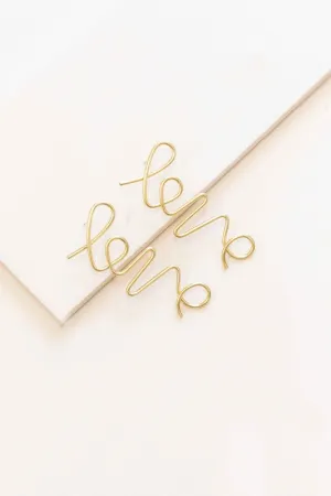 In the Name of Love Earrings