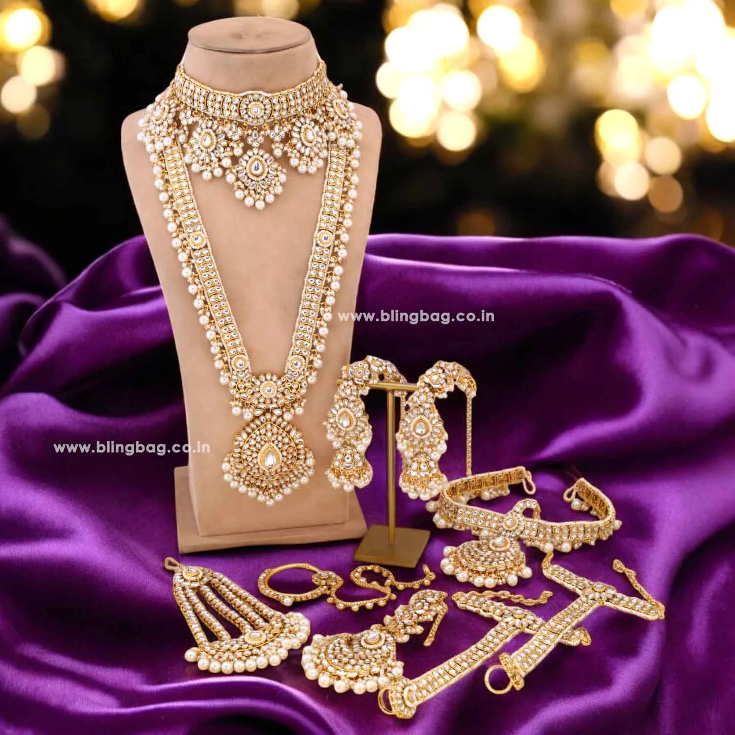 Ivory Rohiya Bridal Jewellery Set