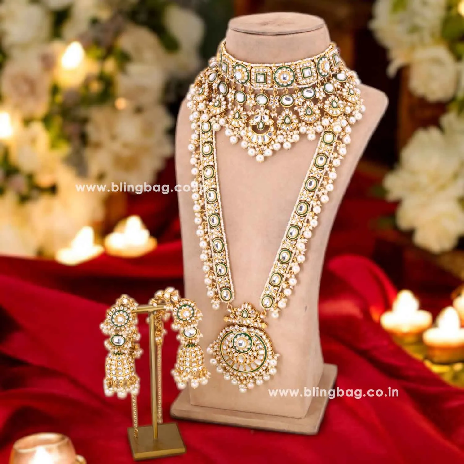 Ivory Sharanya Bridal Jewellery Set