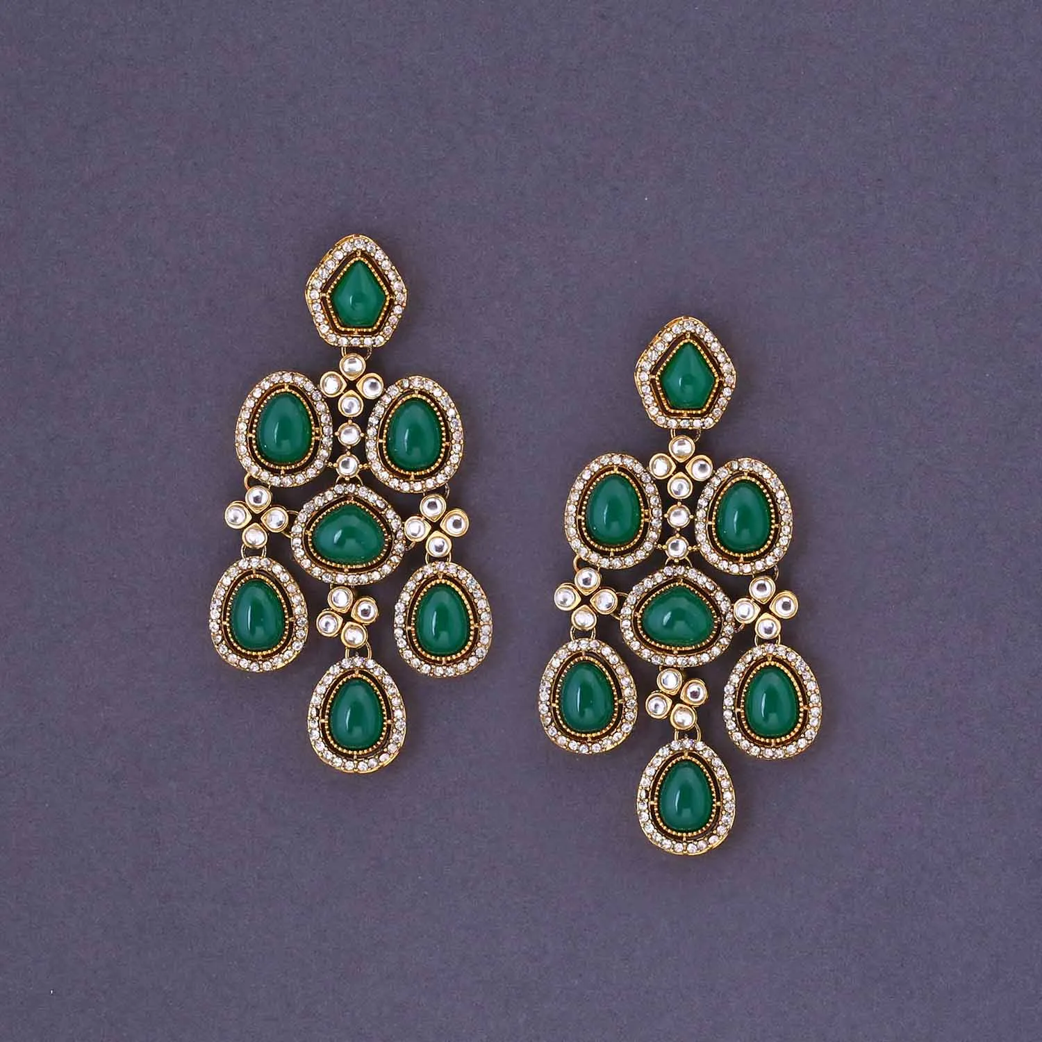 Jade Madhura Semi-Bridal Jewellery Set