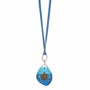 James Jacko Medicine Turtle Vegan Leather Organic Necklace