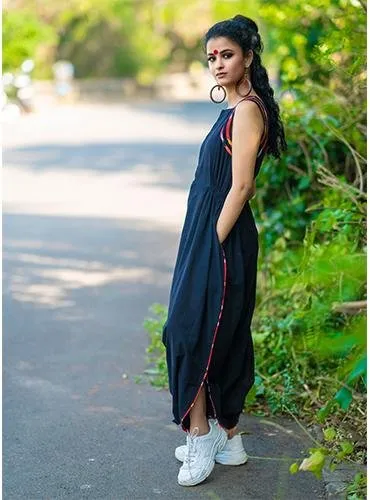Jumpsuit with Gamcha detailing : HIJI BIJI
