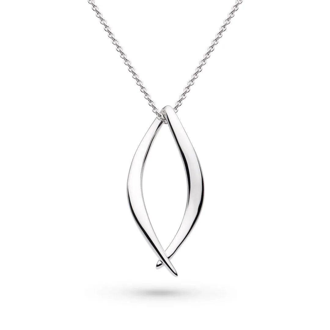 Kit Heath Entwine Twine Twist Link Pendant Necklace
