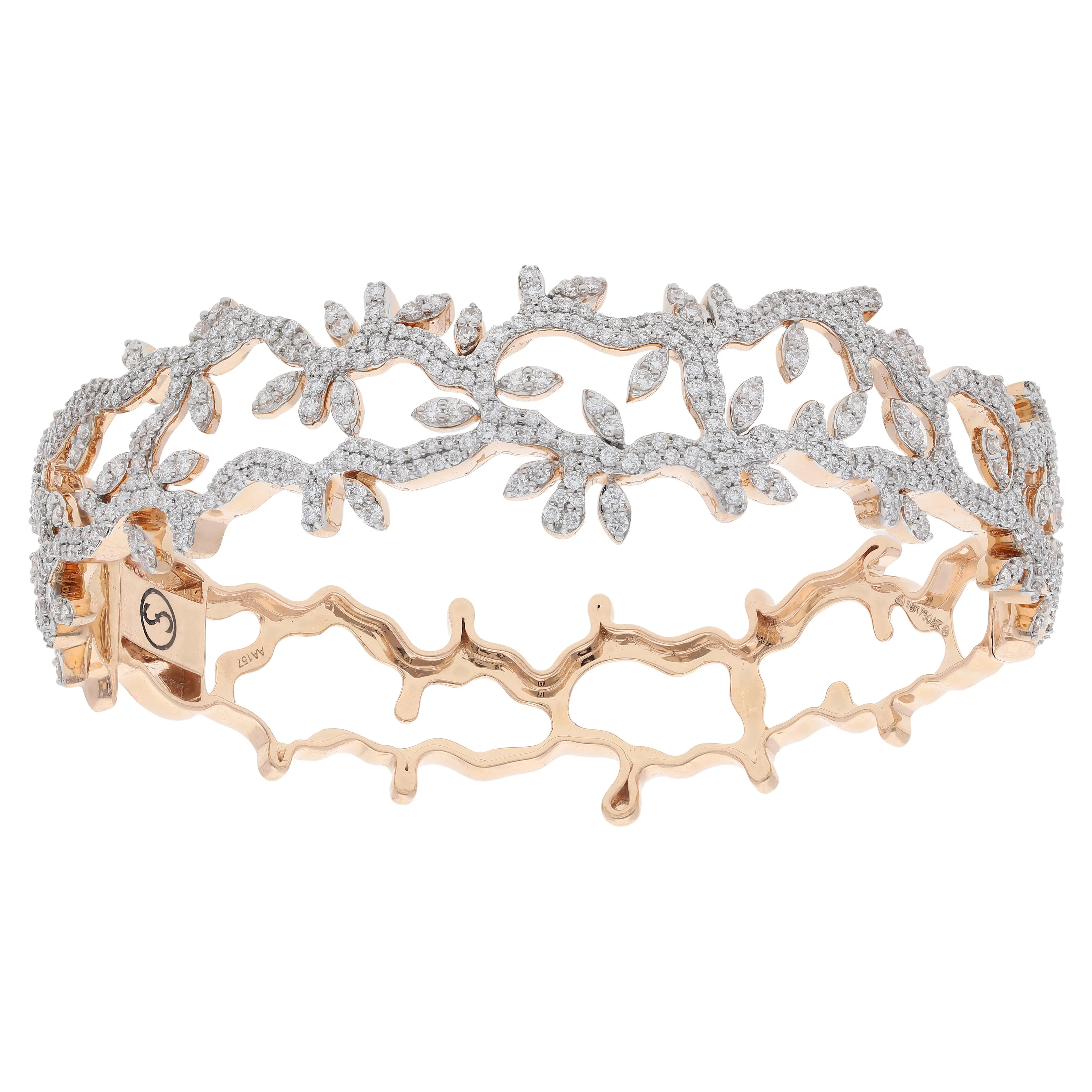 Lady Earth Forest Diamond Bangle
