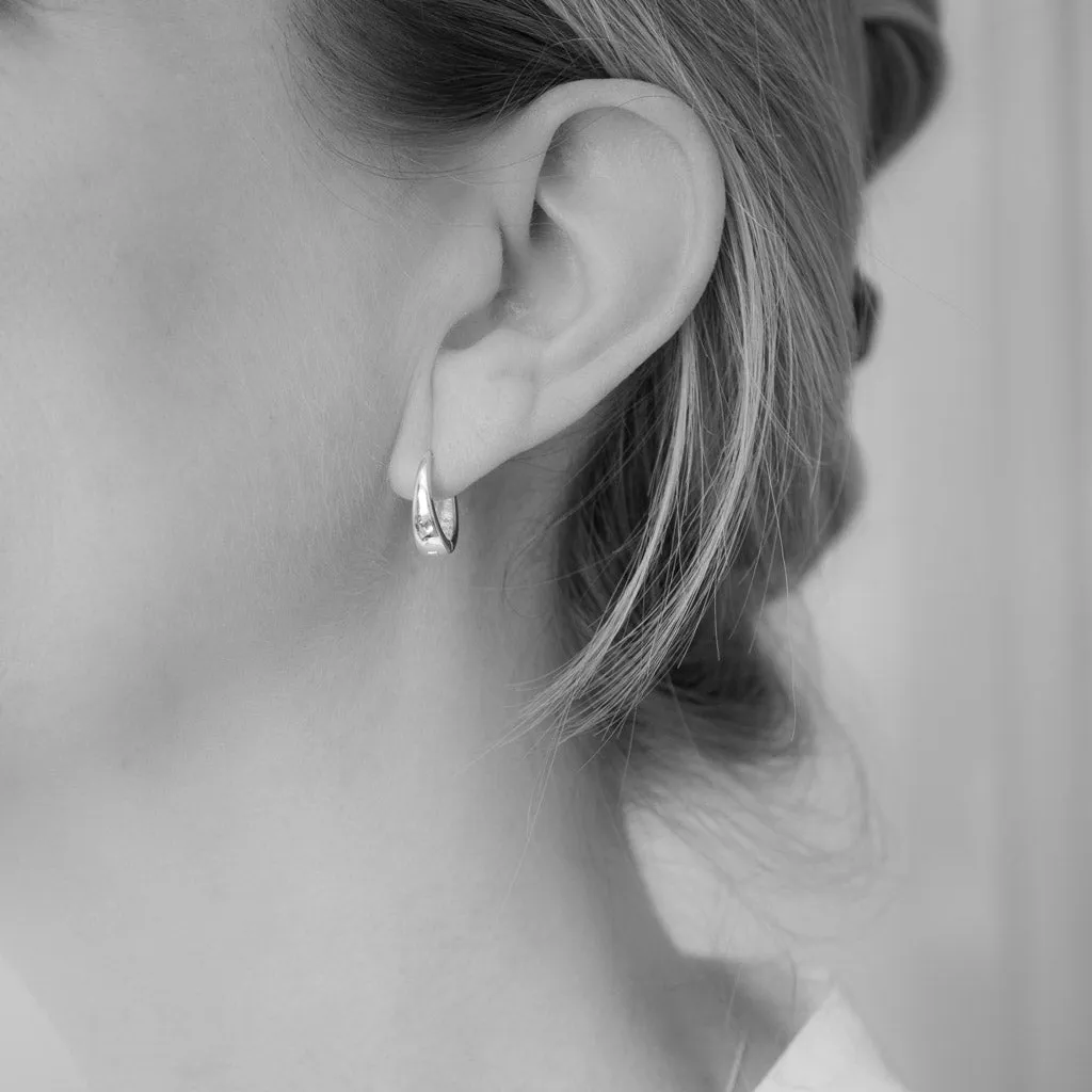 Leigh Tapered Huggie Earrings