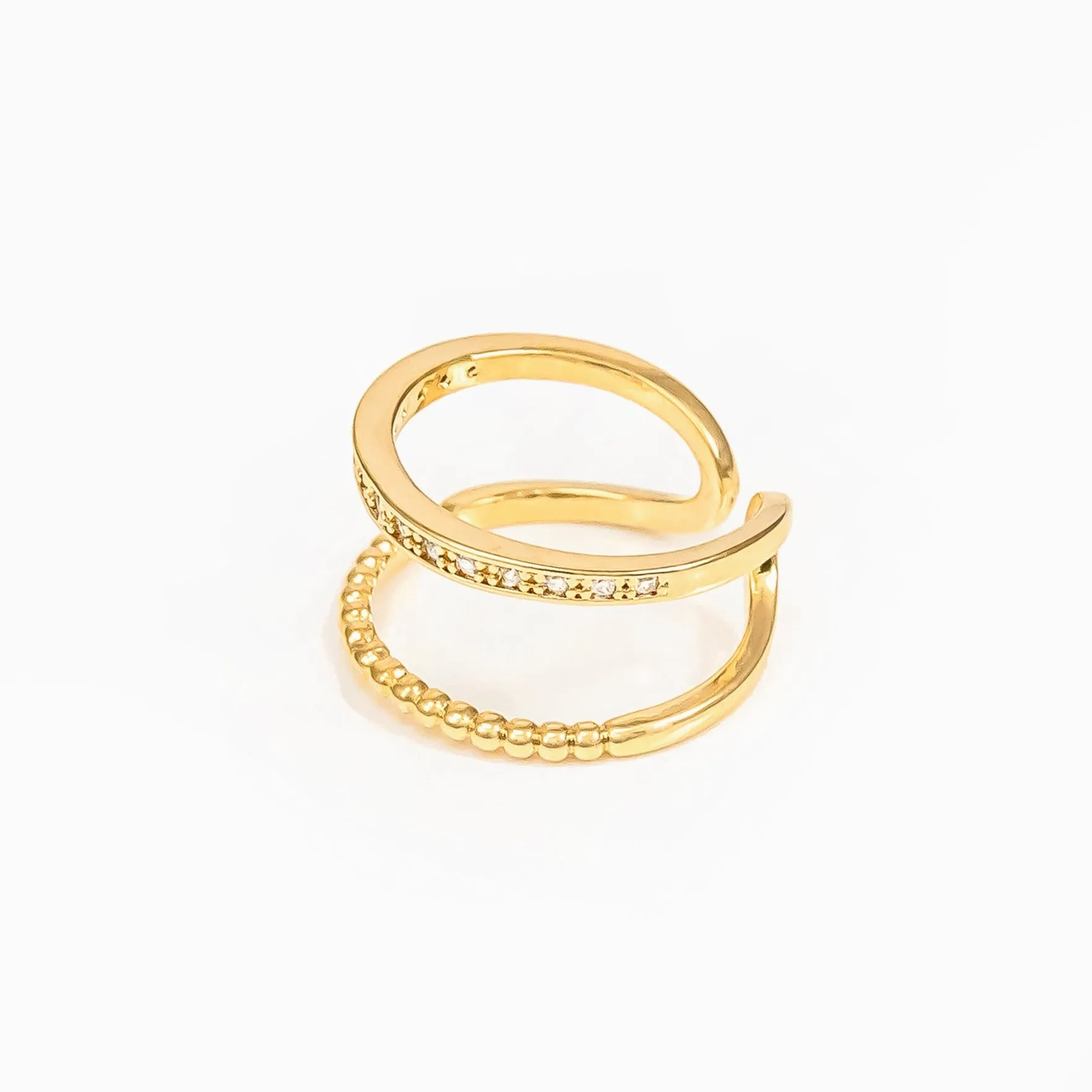 Lily Double Band Ring