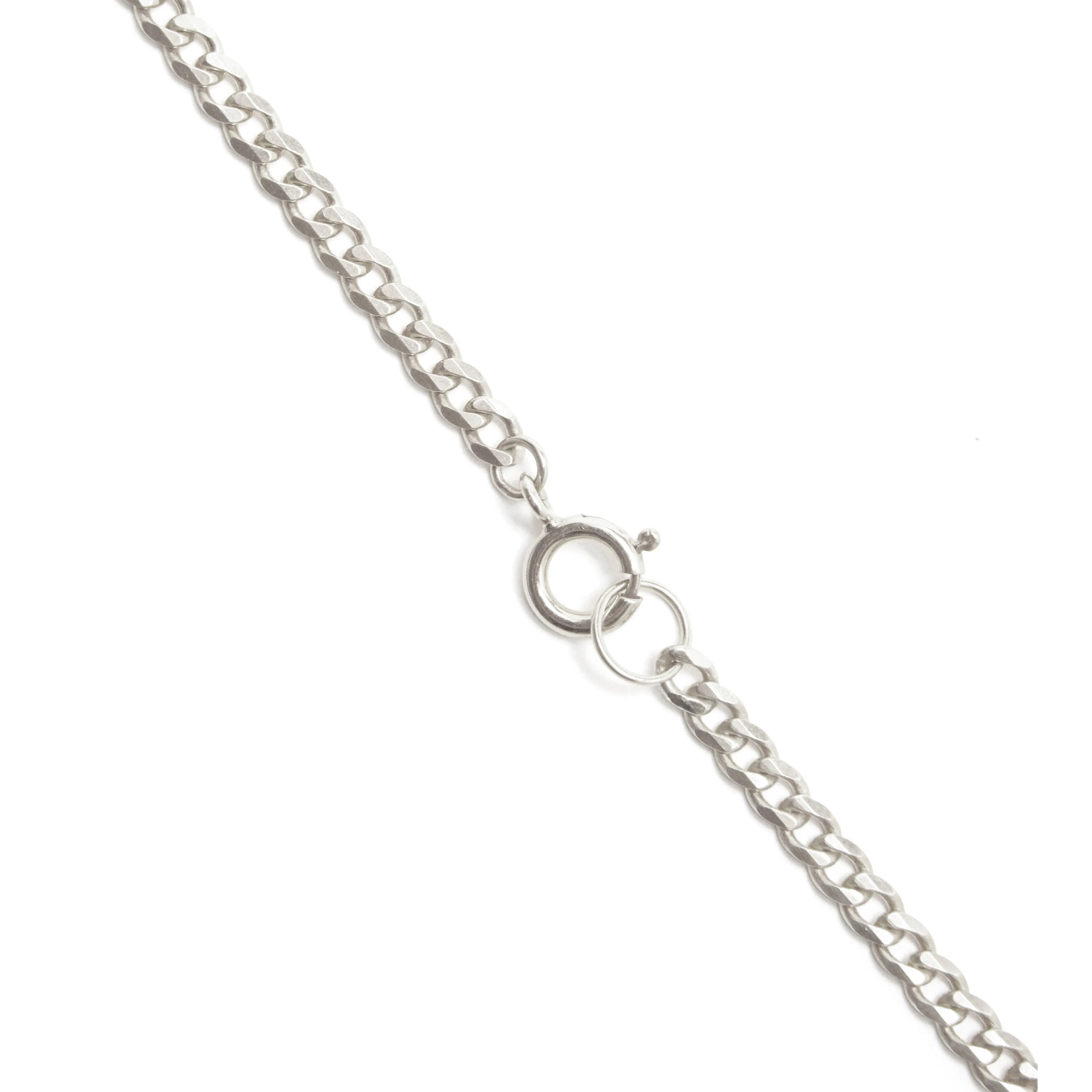 Lock Link Necklace (Silver)