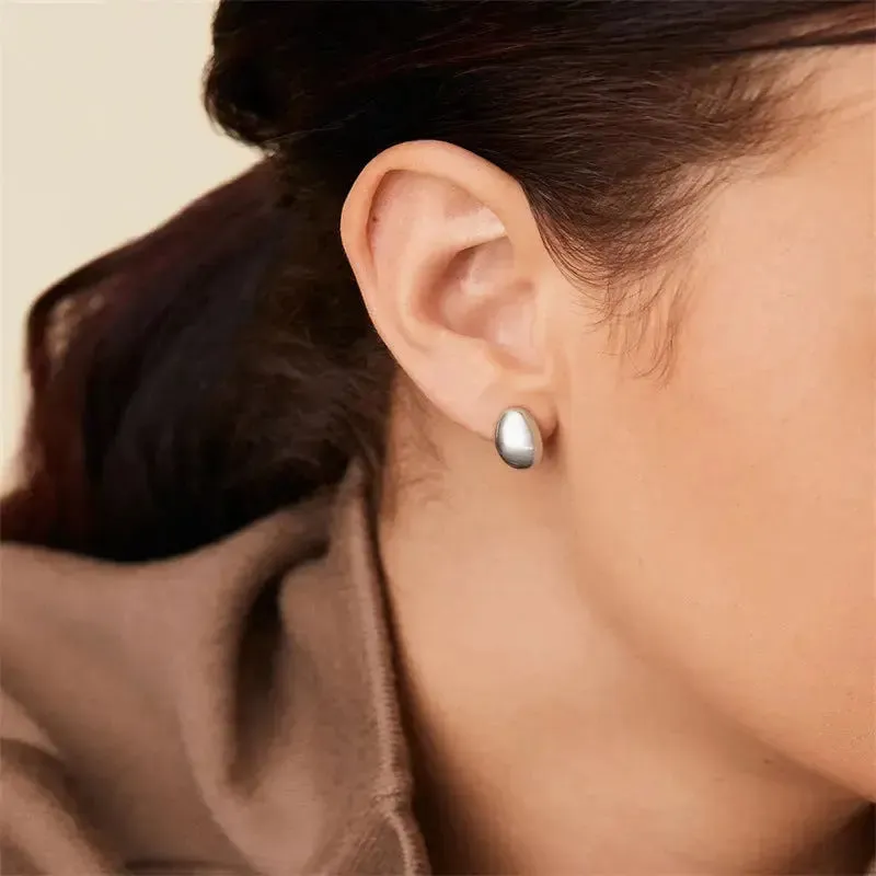 LOVCIA Fashion Simple Stainless Steel Earrings