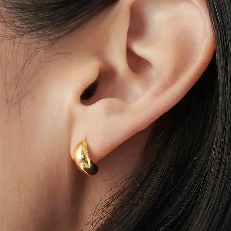 LOVCIA Fashion Simple Stainless Steel Earrings