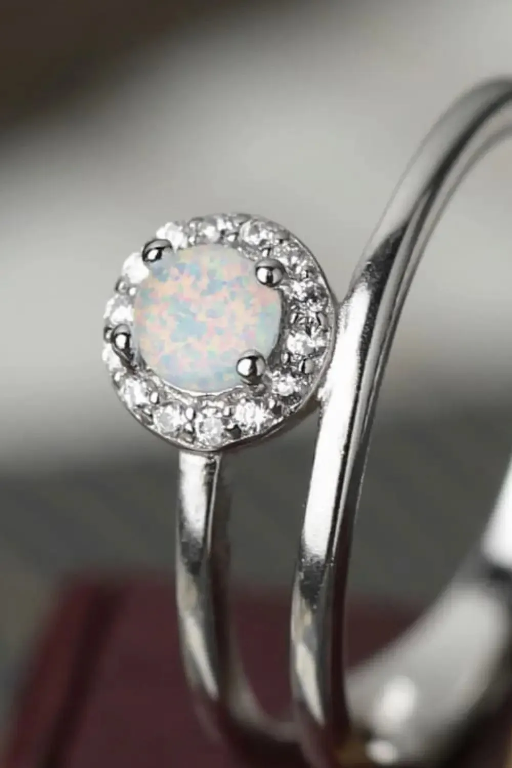 LOVCIA Opal Bypass Ring
