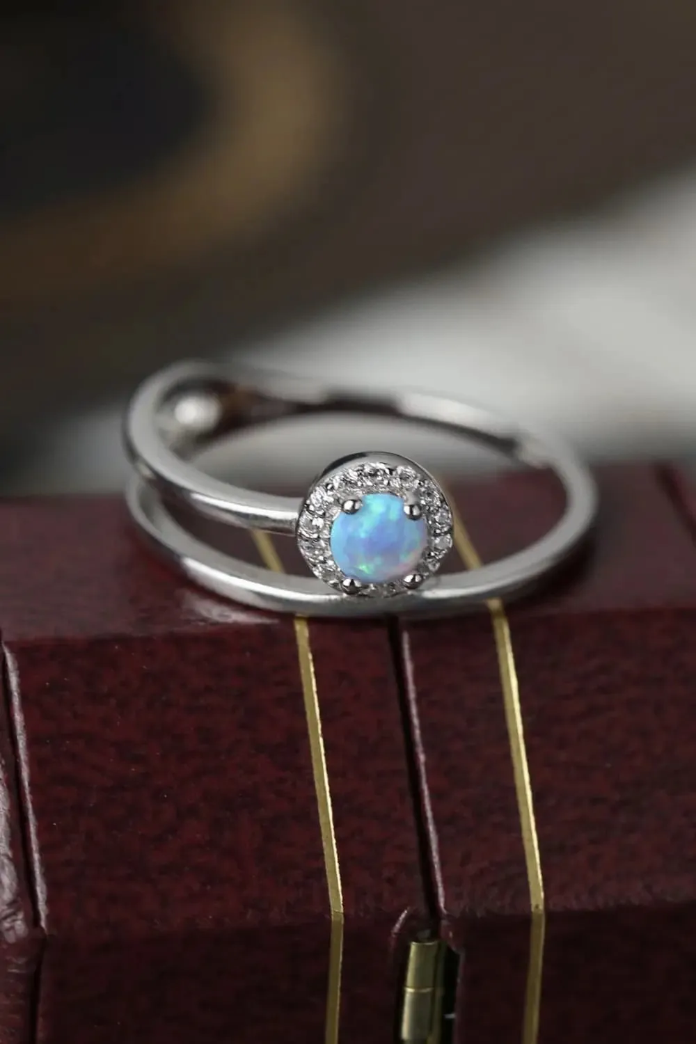 LOVCIA Opal Bypass Ring