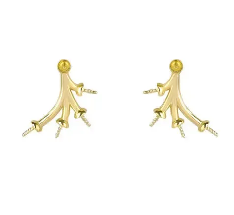 LOVCIA Women's Fashion Simple Sterling Silver Pearl Earrings