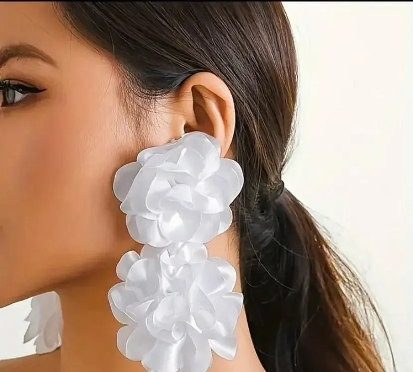 Make A Statement Floral Earrings