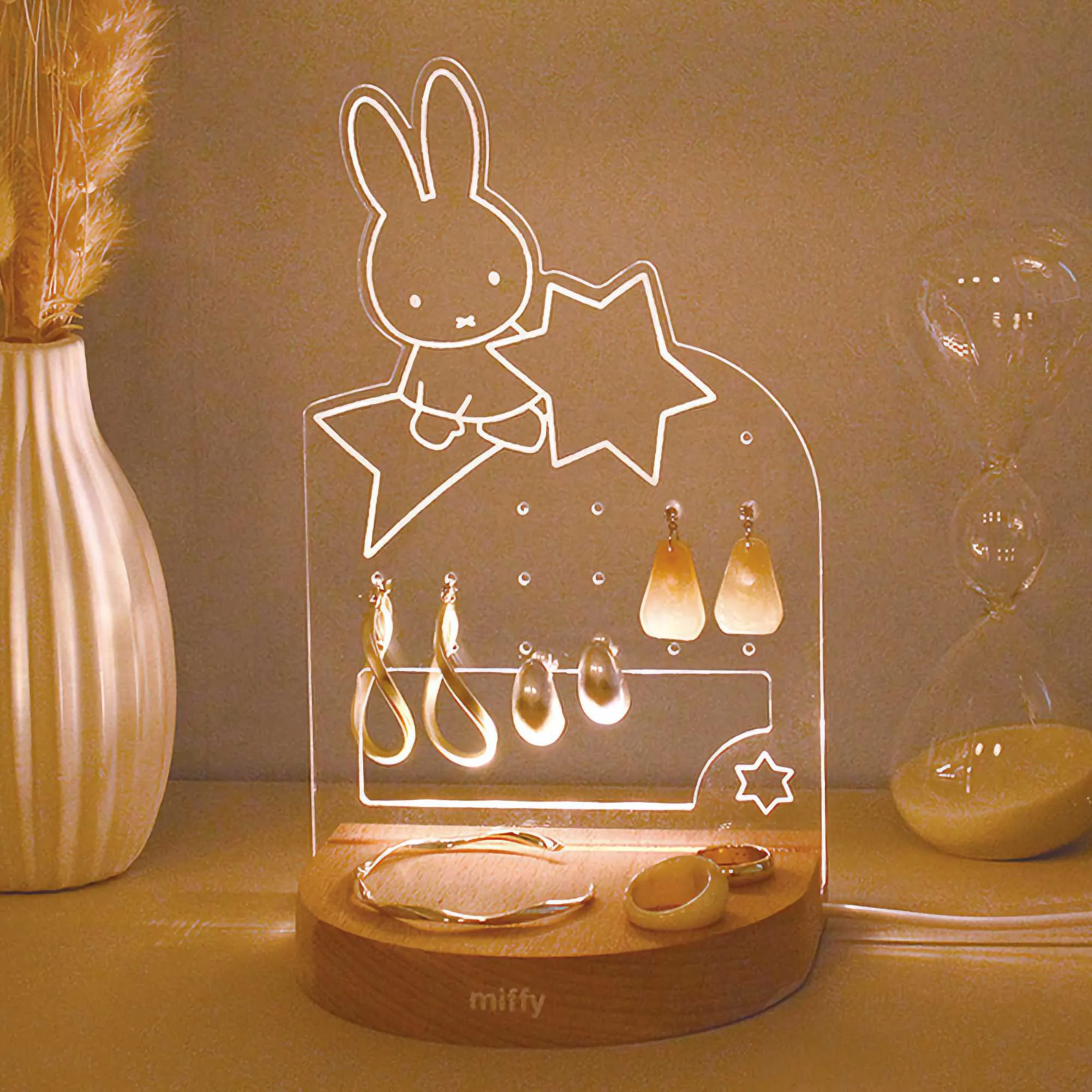 Miffy's Light Up jewellery stand, stars