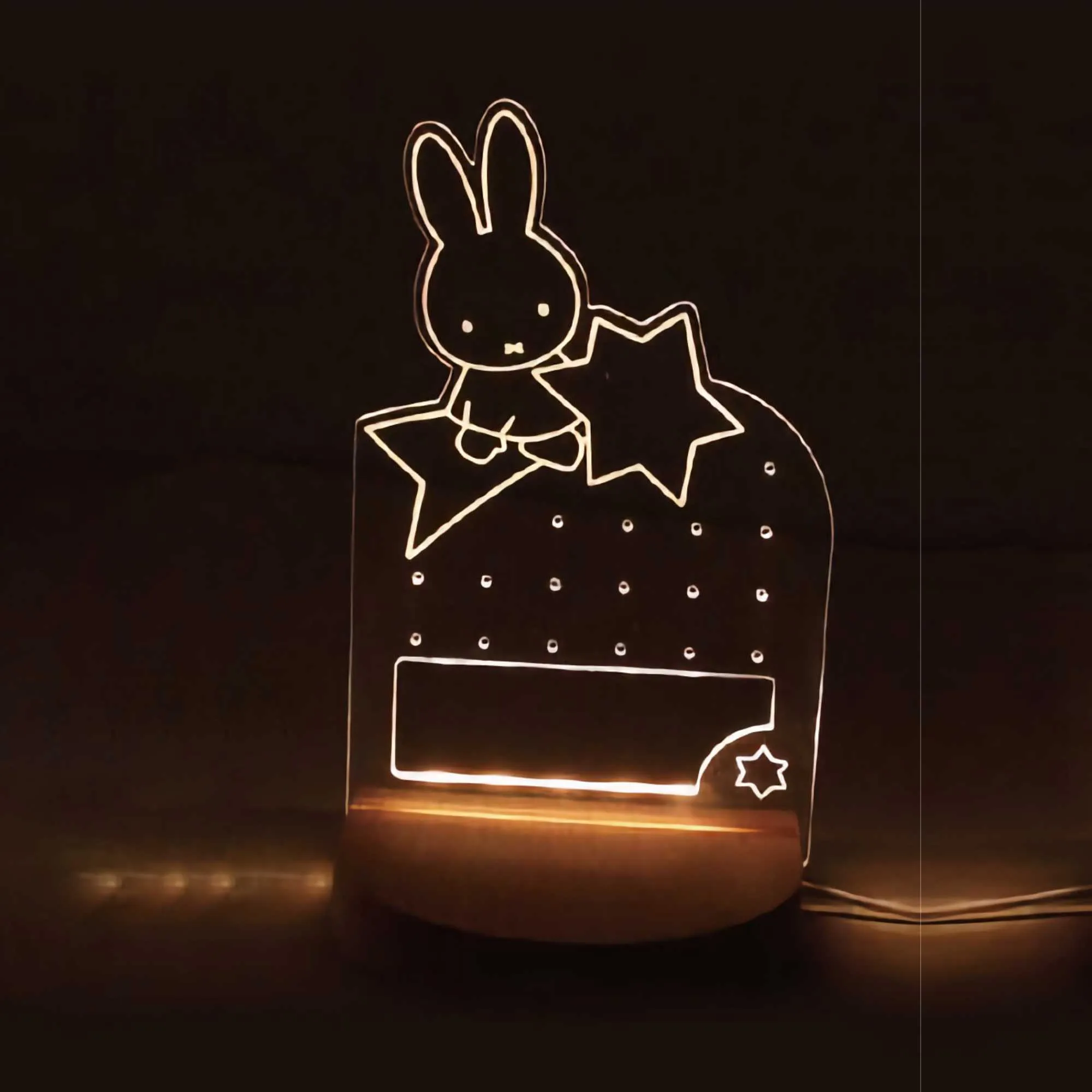 Miffy's Light Up jewellery stand, stars