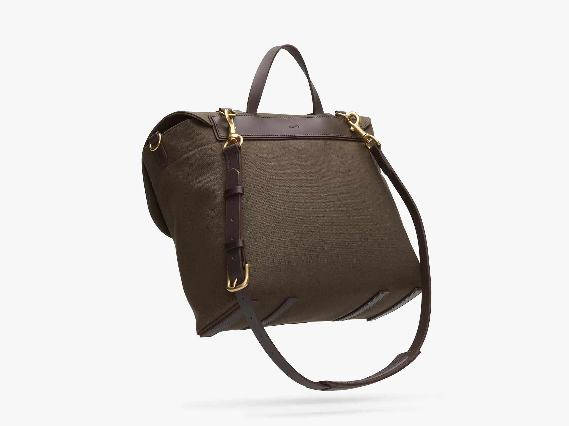 M/S Satchel - Army/Dark Brown