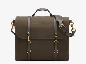 M/S Satchel - Army/Dark Brown