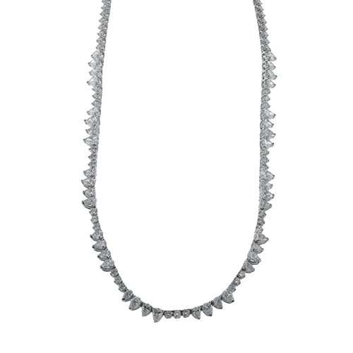 Necklace in 18k Gold with Diamonds LN4058 WHITE 18K X WHITE