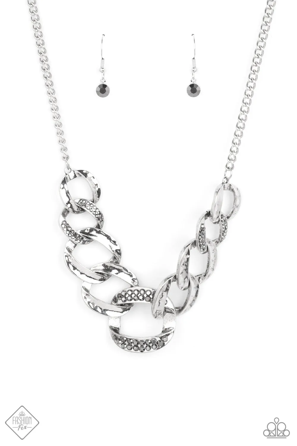 Necklaces Bombshell Bling - Silver N2150