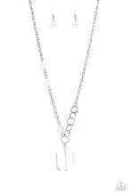 Never a Dull Moment - White Necklace