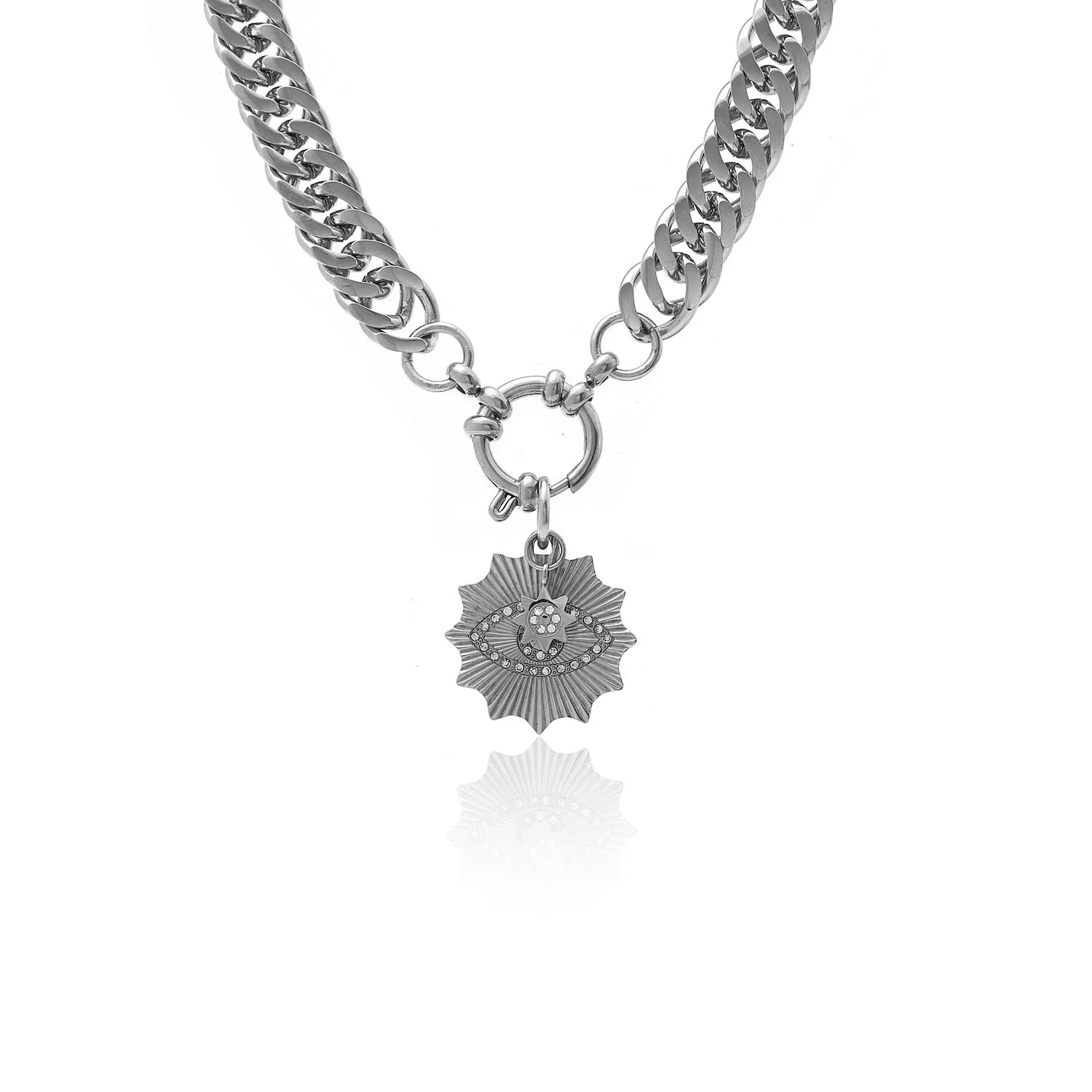 Nova / Necklace / CZ   Silver