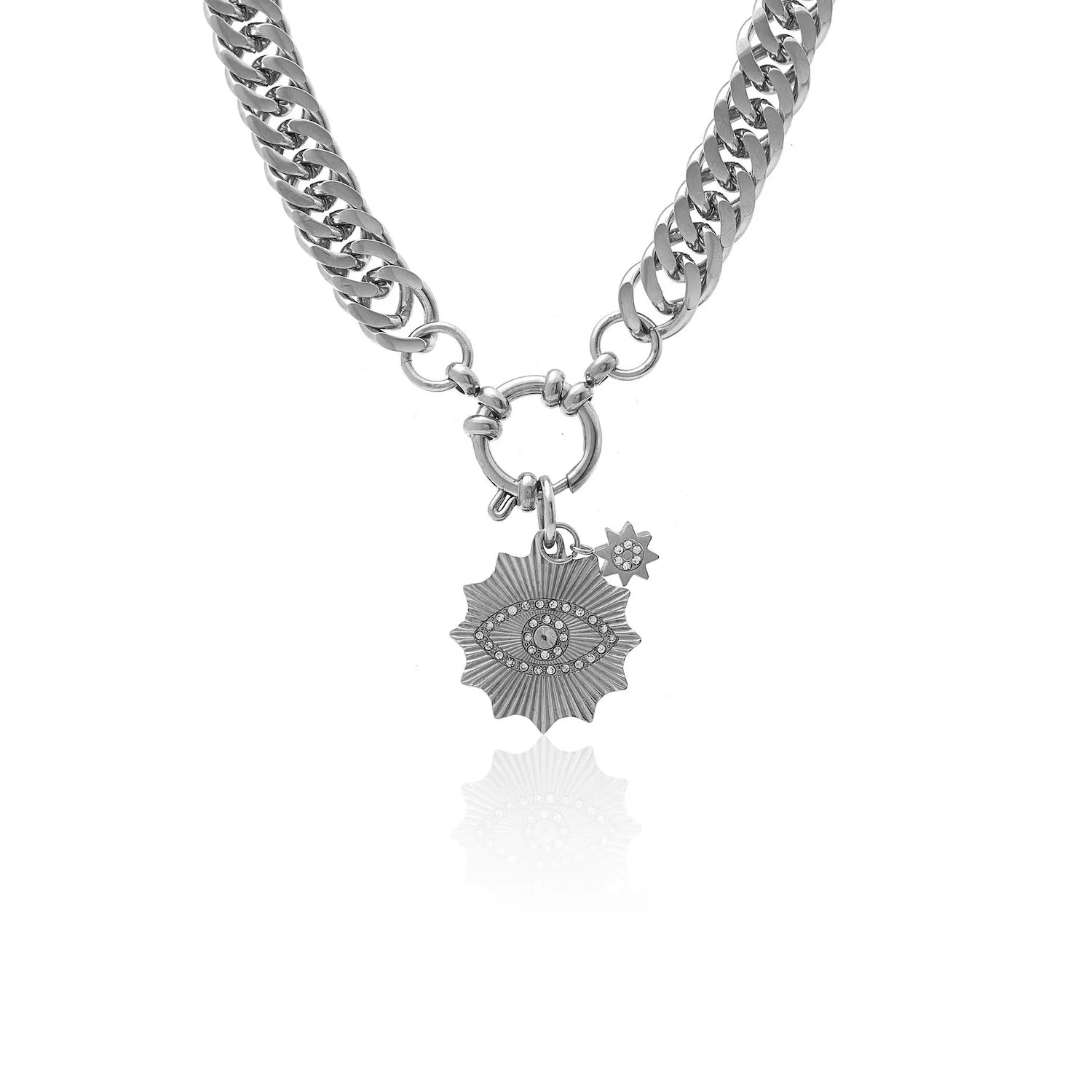 Nova / Necklace / CZ   Silver