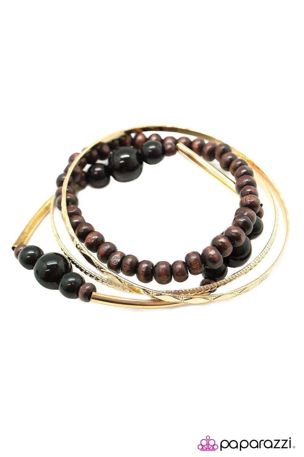 Open Door Jewelry - All or Nothing - Black Bracelet - Paparazzi Accessories