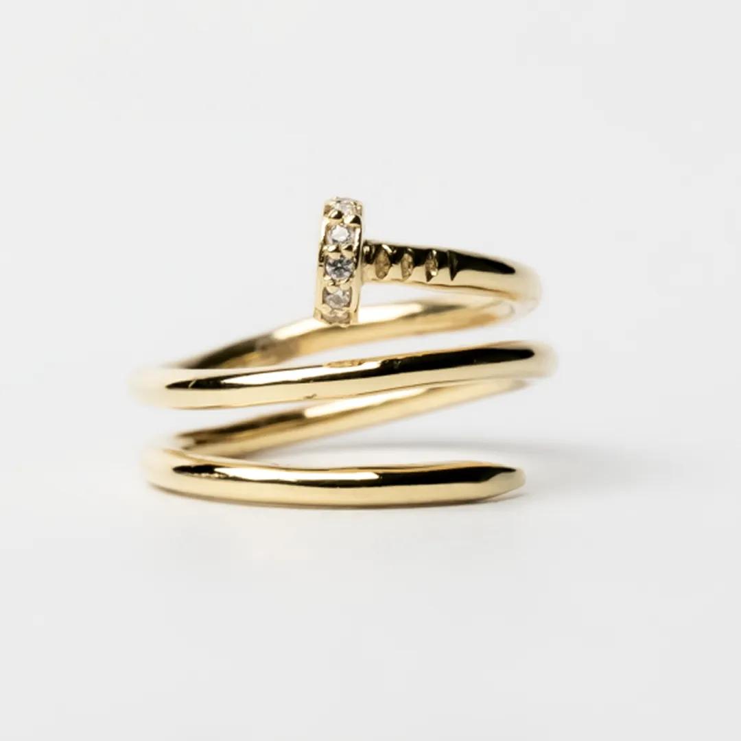 Opulent 925 Sterling Silver Zircon Ring
