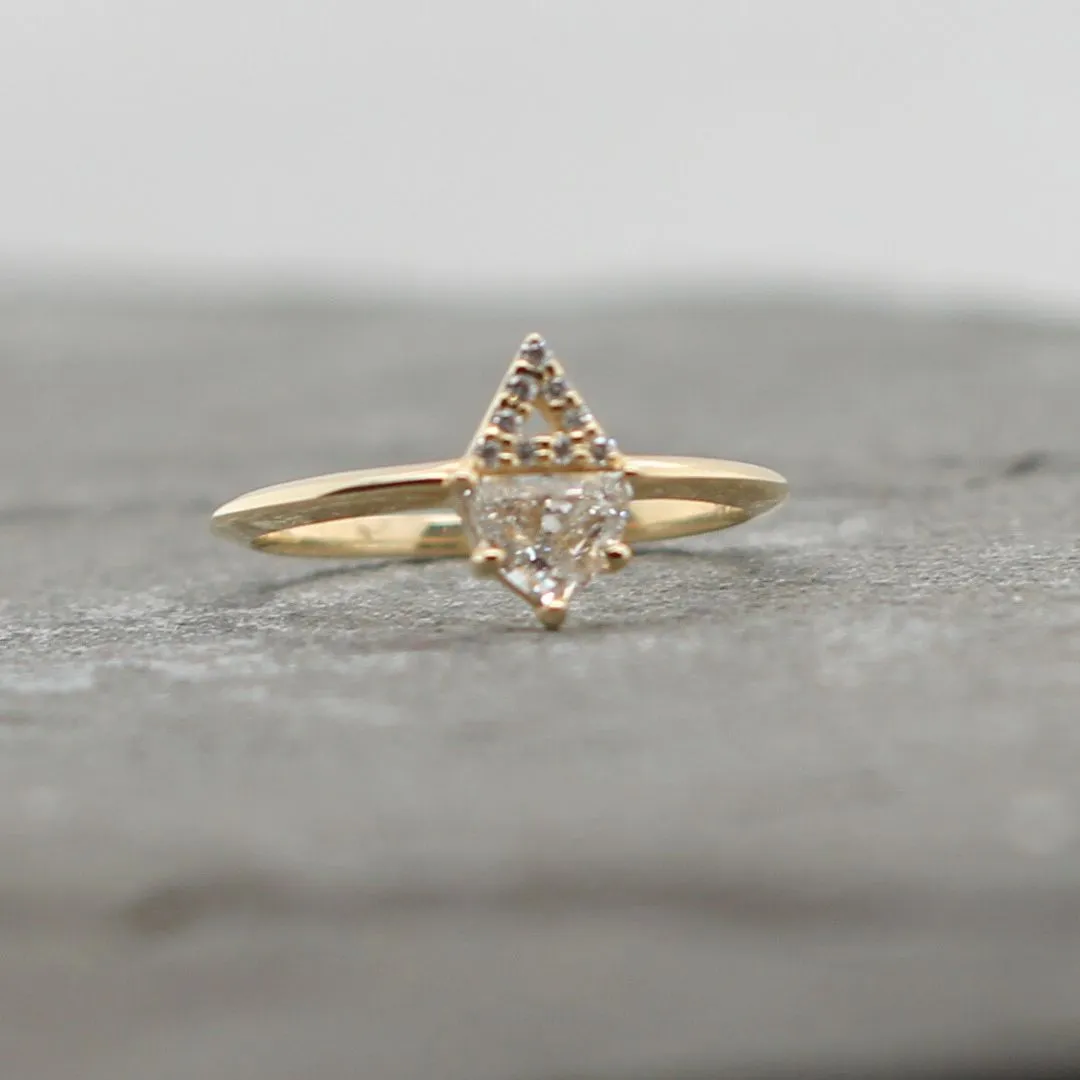 Opulent Scribe - Diamond Engagement Ring