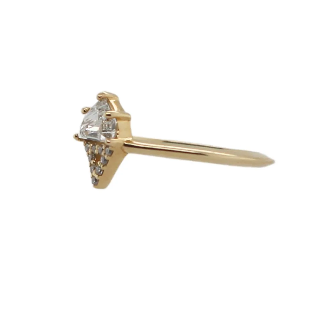 Opulent Scribe - Diamond Engagement Ring