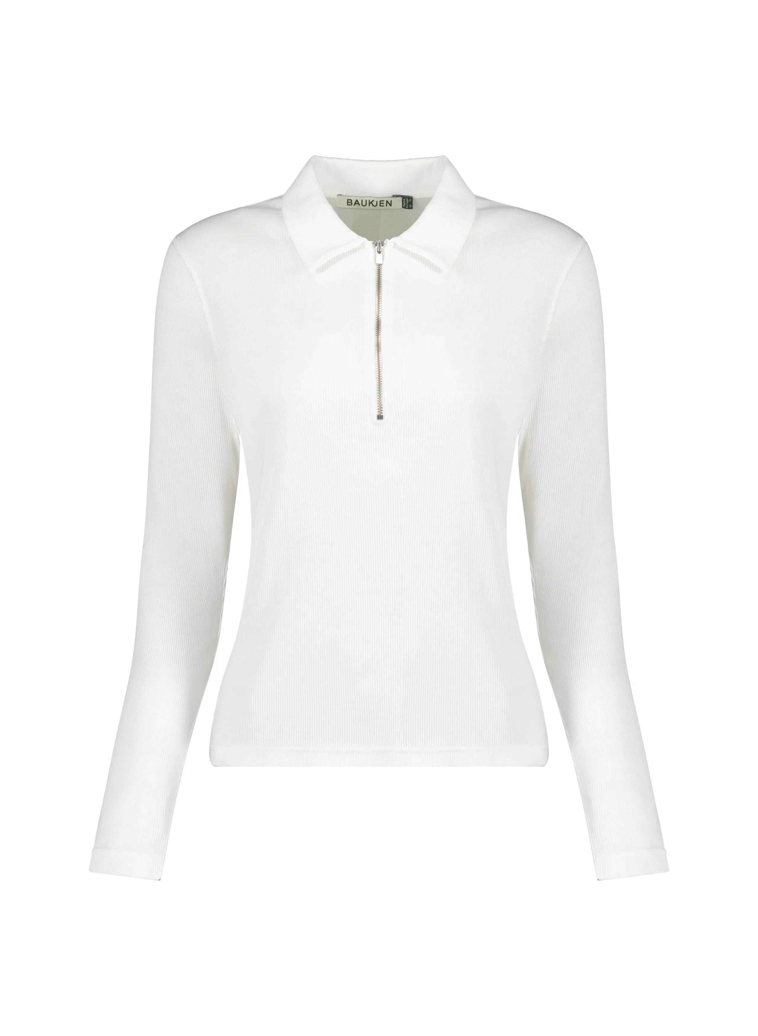 Organic Zip Collar Top